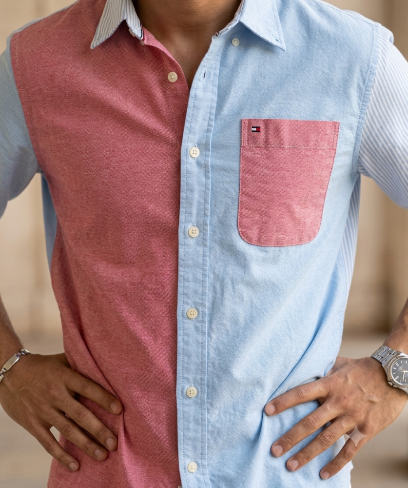 Regular Fit Colorblock Oxford Shirt Specification