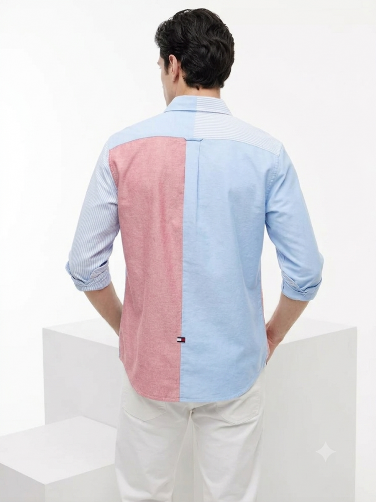 Regular Fit Colorblock Oxford Shirt Specification
